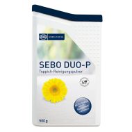SEBO duo-P Clean-Box Reinigungspulver Teppichpulver 500 Gramm mit Handbürste