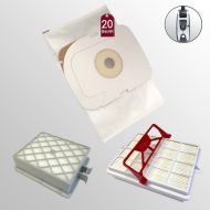 20 Beutel + 1 Hepa + 1 Hepa Carbon Filter passend Lux Electrolux Intelligence