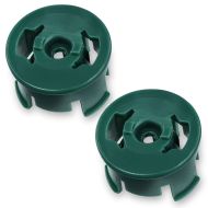 2 Stück Felge Radeinsatz Buchse (g) passend für Rad Vorwerk Kobold EB 351 Elektrobürste