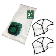 24 Staubsaugerbeutel + 2 Filter passend für Vorwerk Kobold VK 140 VK 150