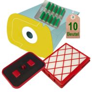 10 Staubsaugerbeutel Filtertüten Filterset und Duft grün geeignet für Lux D820 Lux 1