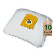 Staubsaugerbeutel Vlies Filtertüten Beutel EO25m - Inhalt 10 Stück + 2 Filter