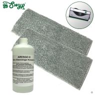 2 Reinigungstücher und Nano Glasreiniger passend für Vorwerk Kobold VG100 MF100
