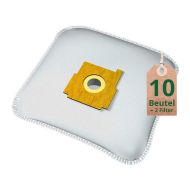 Staubsaugerbeutel Vlies Filtertüten Beutel ZM610m - Inhalt 10 Stück + 2 Filter